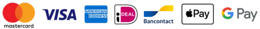 Supported safe and secure payment methods including Visa, Mastercard, and PayPal