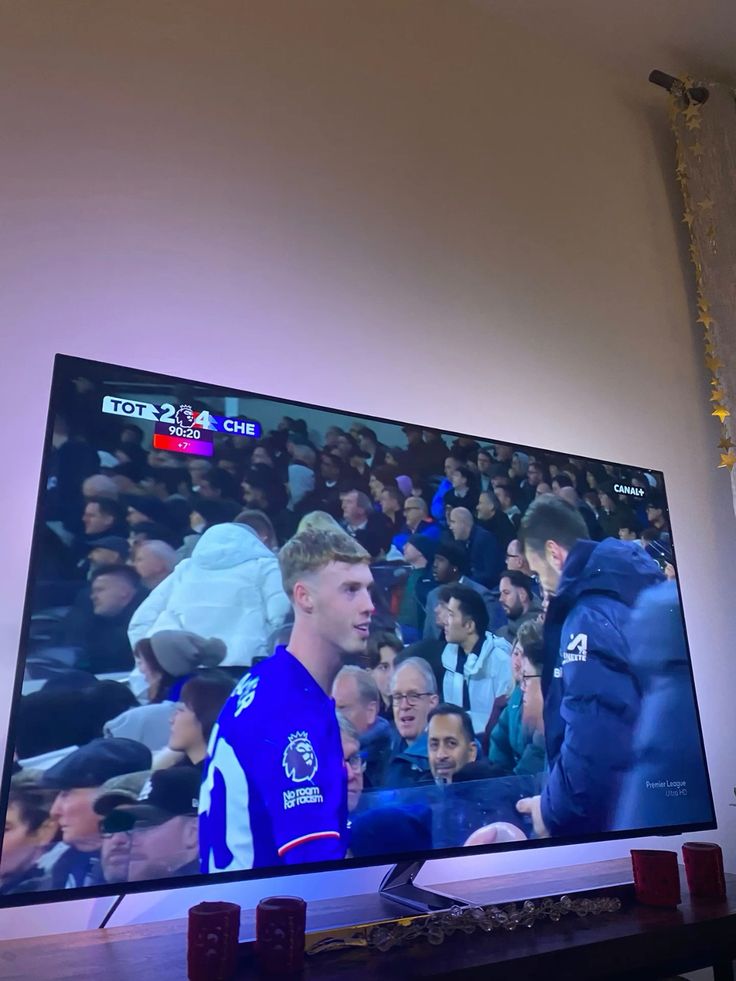 User customer setup proof photo on Smart TV
