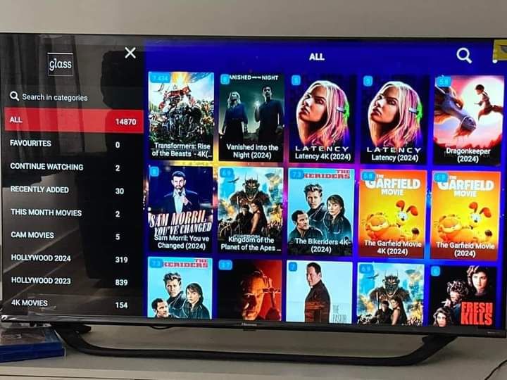 IPTV sports channels running smooth on LG OLED
