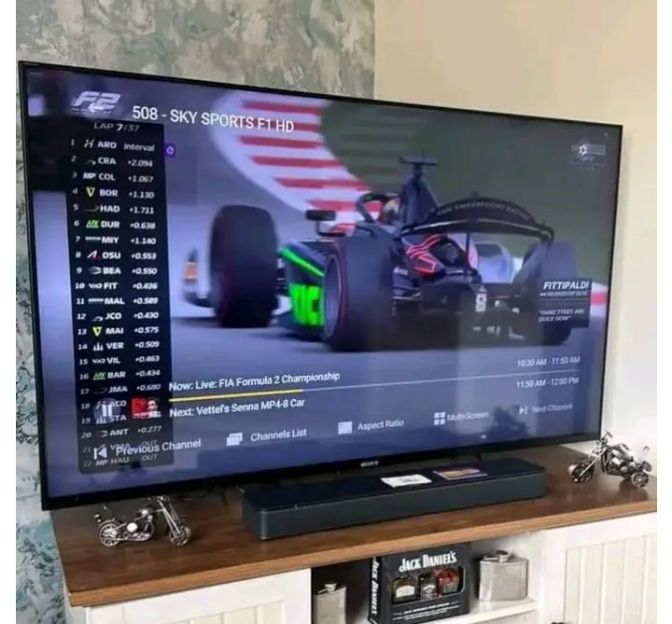 Customer home theater setup streaming 4K IPTV